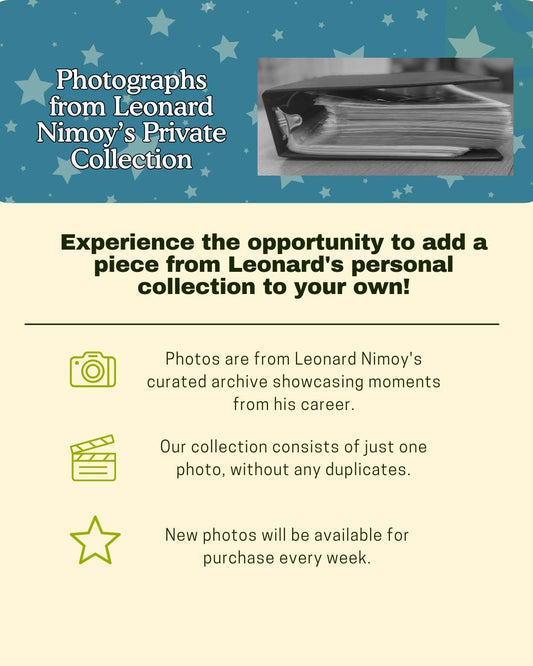 Singular Copy, Exclusive Photos from Leonard Nimoy's Personal Archive