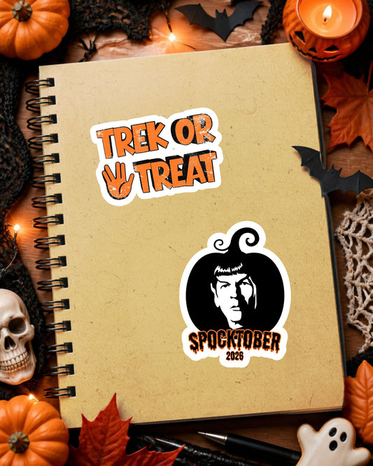 Spook Trek Stickers for Halloween 2026