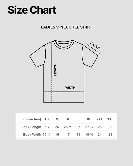 LLAP Ladies V-Neck T-Shirt in Royal Blue