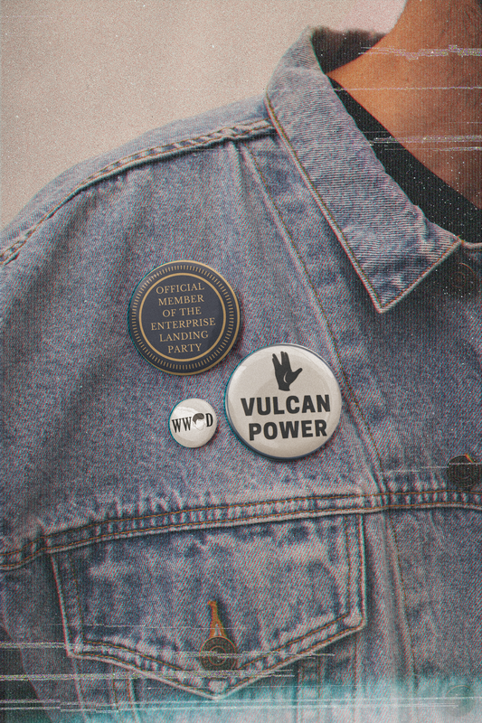 VULCAN POWER Pin-Back Button