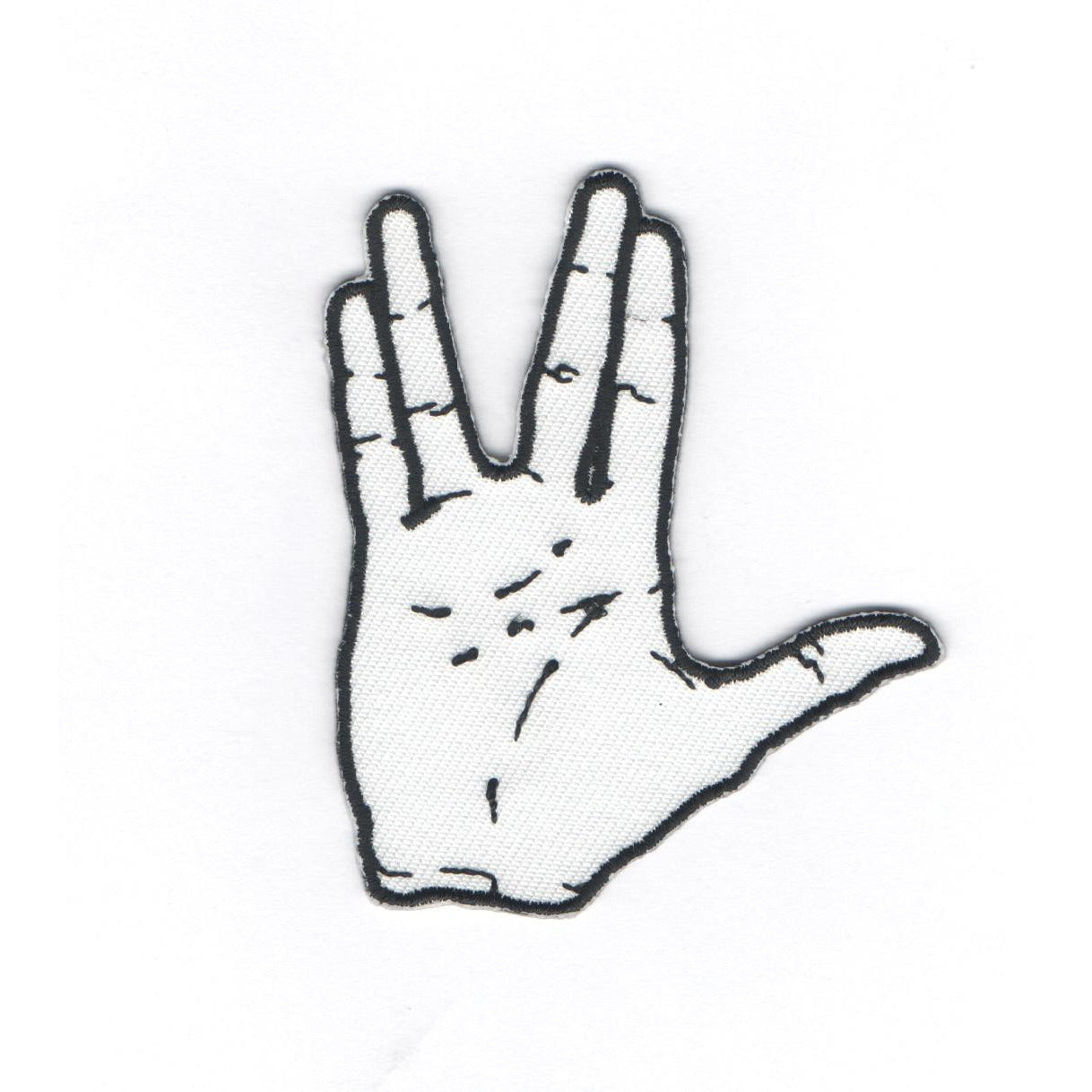 Star Trek Vulcan Salute Embroidered Sticker Patch - Leonard Nimoy's Shop LLAP