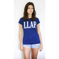 Load image into Gallery viewer, LLAP Crew Neck Tee in Royal Blue - Unisex and Ladies Sizes - Leonard Nimoy's Shop LLAP