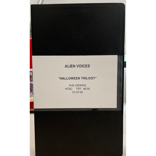 Alien Voices - "Halloween Trilogy" Collectible VHS