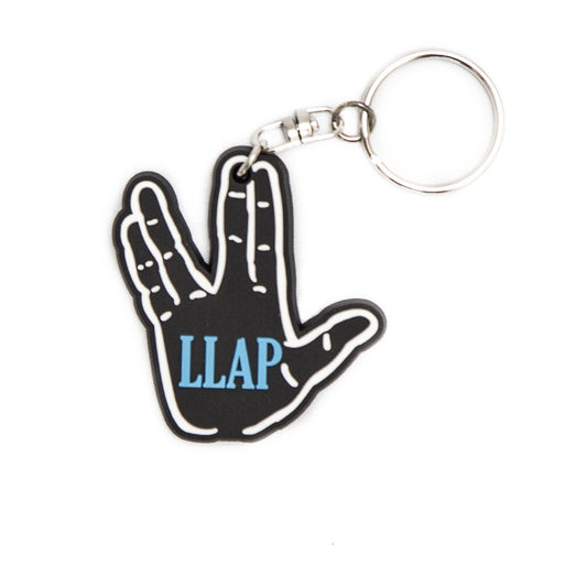 LLAP Vulcan Salute Keychain - Leonard Nimoy's Shop LLAP
