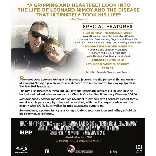 Remembering Leonard Nimoy - Blu-ray Edition