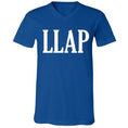 Load image into Gallery viewer, LLAP V-Neck T-Shirt in Royal Blue - Mens and Ladies Sizes - Leonard Nimoy's Shop LLAP