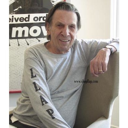 LLAP Long Sleeve T-Shirt in Athletic Heather - Unisex Fit - Leonard Nimoy's Shop LLAP