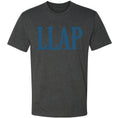Load image into Gallery viewer, LLAP Crew Neck Tee in Charcoal Heather - Unisex and Ladies Sizes - Leonard Nimoy's Shop LLAP