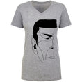 Load image into Gallery viewer, "The Vulcan" V-Neck Tee in Heather Grey - Unisex and Ladies Sizes - Leonard Nimoy's Shop LLAP