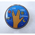 Load image into Gallery viewer, Live Long and Prosper Galaxy Lapel Pin - Leonard Nimoy's Shop LLAP