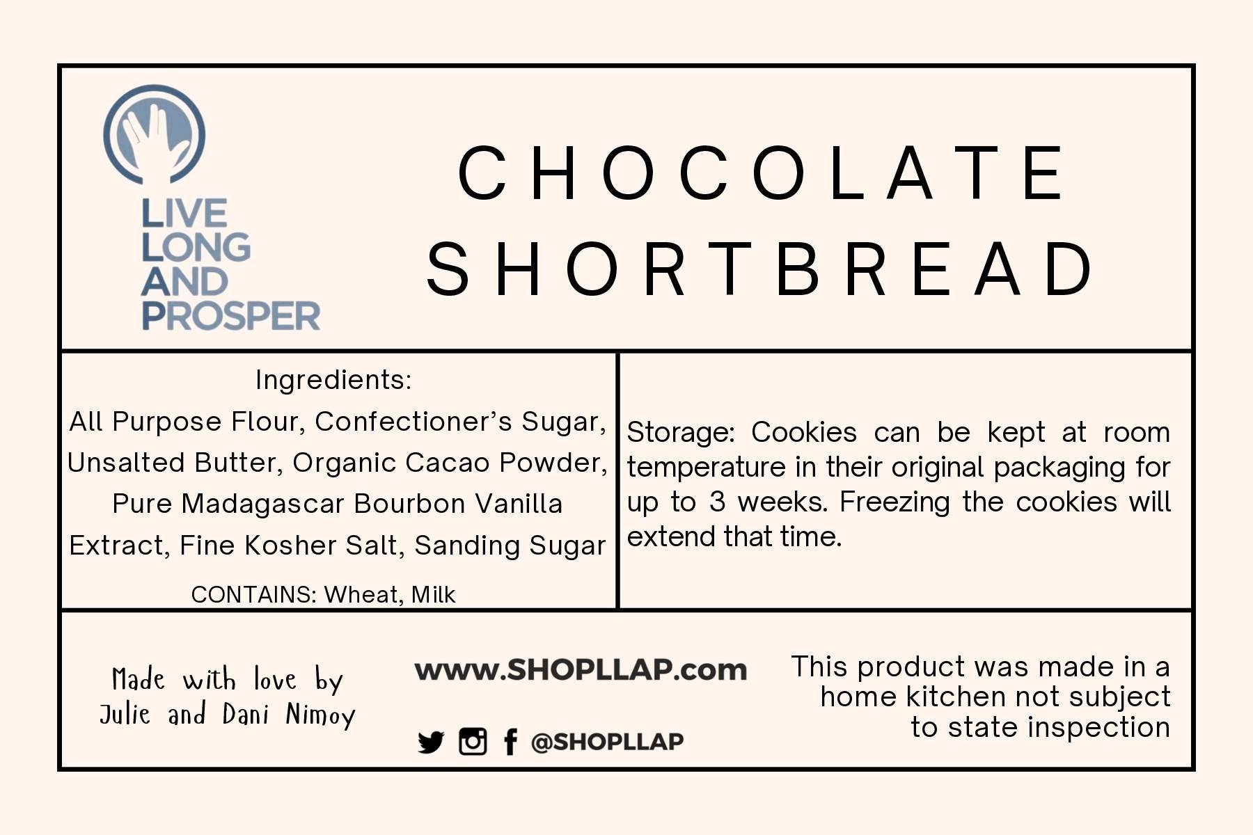 Star Trek Inspired Shortbread Cookies - Gift Box of 6 Homemade Cookies