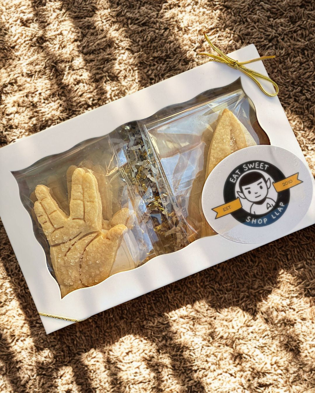 Star Trek Inspired Shortbread Cookies - Gift Box of 6 Homemade Cookies