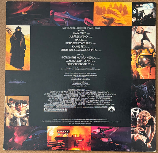 Star Trek II: The Wrath of Khan Soundtrack Record from Leonard Nimoy's Private Collection