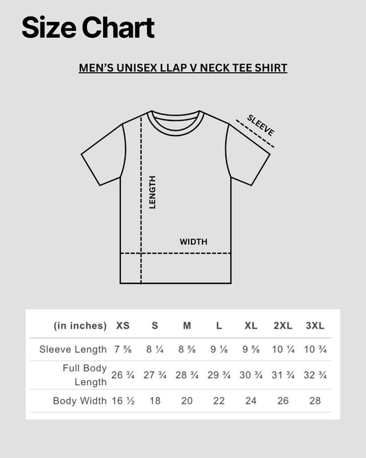 LLAP V-Neck Shirt in Black - Mens Unisex Fit