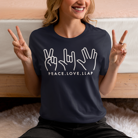 Peace.Love.LLAP Unisex T-Shirt - Crewneck and V-Neck