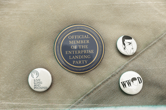 Spock/Leonard Nimoy Pack of 4 Pin-Back Buttons