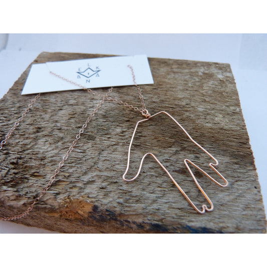 Live Long and Prosper LLAP Hand Necklace - Leonard Nimoy's Shop LLAP