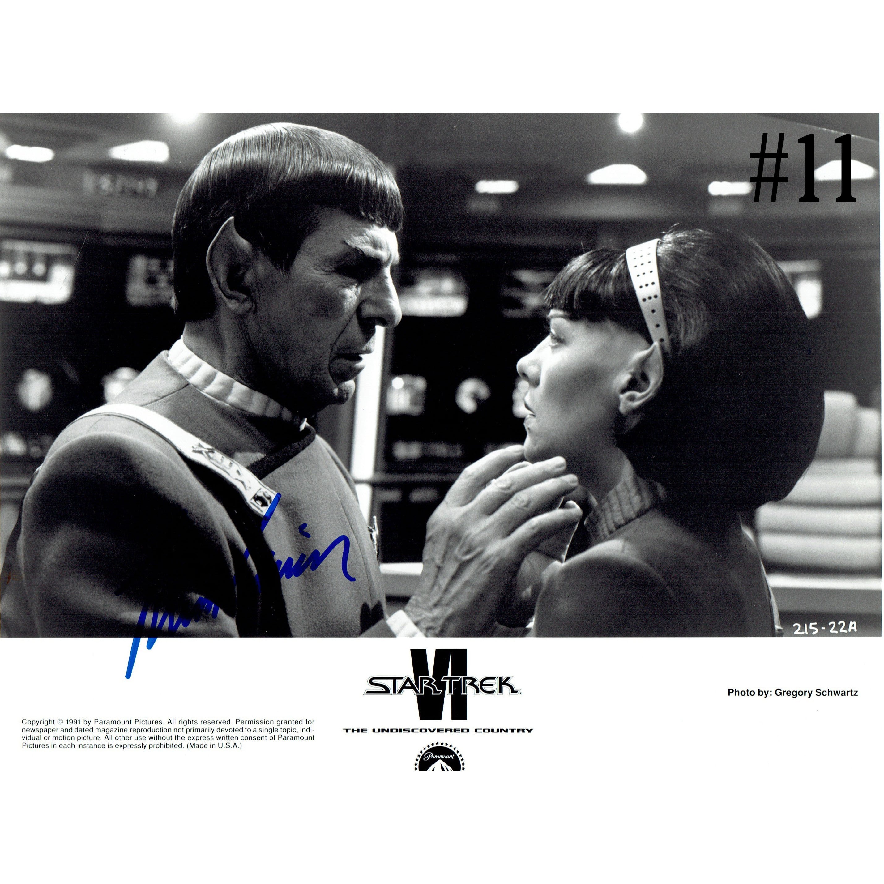 Leonard Nimoy/Mr. Spock, Signed Autographs from His Personal Collection