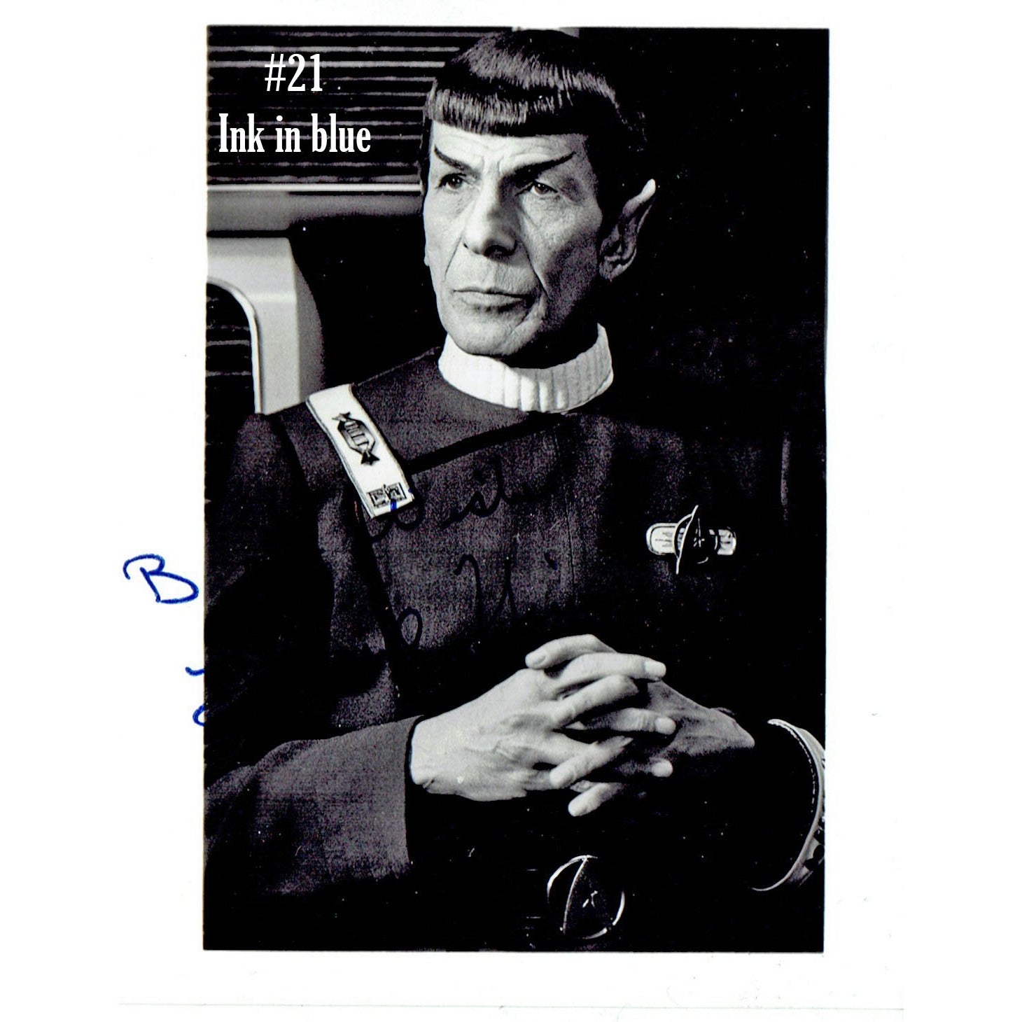 Leonard Nimoy/Mr. Spock, Signed Autographs from His Personal Collection