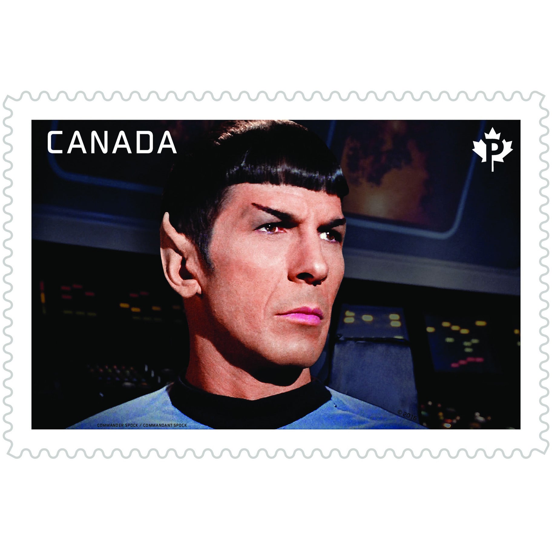 Limited Edition Print of Mr. Spock Canadian Stamp - Leonard Nimoy's Shop LLAP
