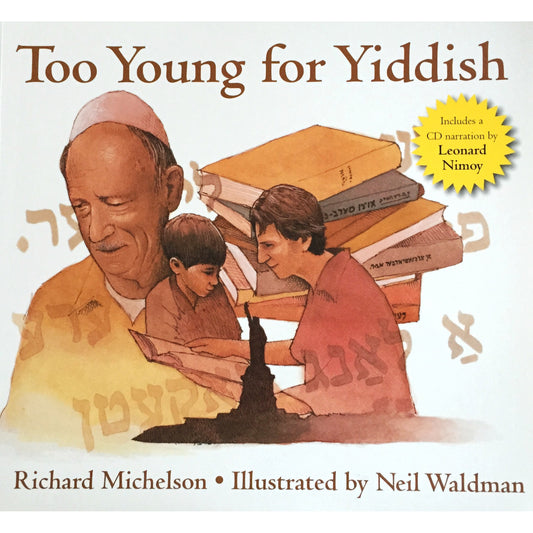 "Too Young For Yiddish" Book with CD Narration by Leonard Nimoy - Leonard Nimoy's Shop LLAP