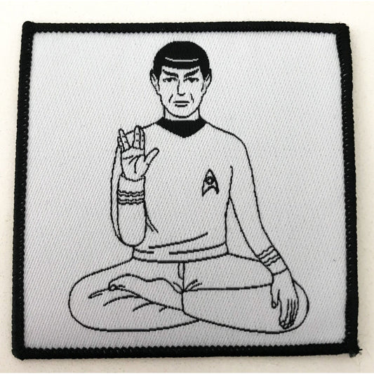 Mr. Spock Sitting Pose Woven Patch - Leonard Nimoy's Shop LLAP