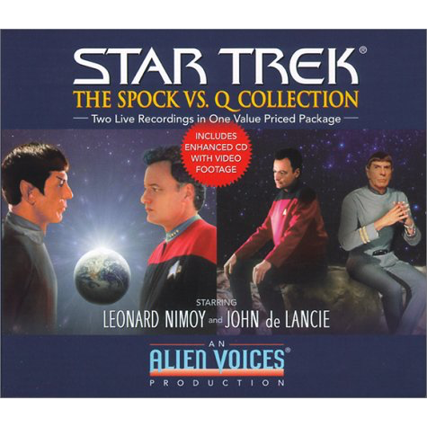 Alien Voices - The "Spock vs. Q" Collection - Audio Gift Set - Collectable - Leonard Nimoy's Shop LLAP